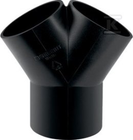 TR.PEHD 75X63/60 SKOŚ.SYMET.(KAN.HDPE)