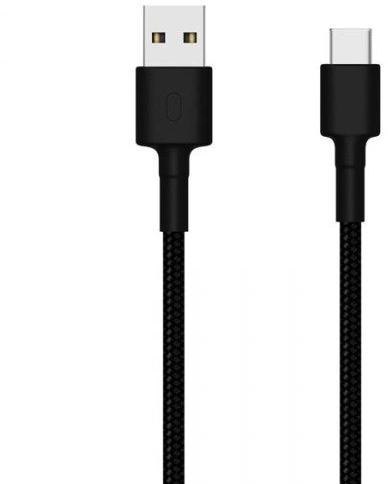 Kabel USB Xiaomi Mi Type-C Braided Cable Kabel z Szybkim Ładowaniem 27W 100cm Czarny