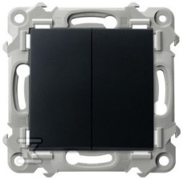 ŁACZ.2-BIEG.ŚWIECZ.CZARNY METALIK SZAF