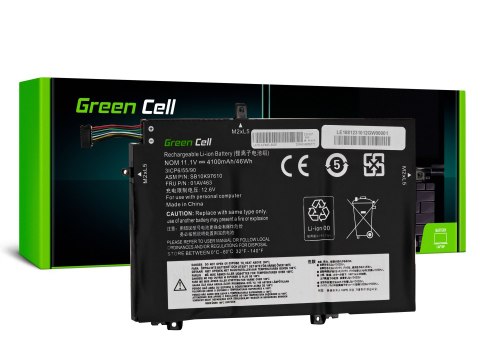 Green Cell bateria L17C3P52 L17L3P52 L17M3P53 L17M3P54 do Lenovo ThinkPad L480 L490 L580 L590 L14 L15 Gen 1 Gen 2
