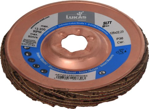 LUKAS ŚCIERNICA LISTKOWA 125mm P 36 SLTT CERAMIC AD IQ-SERIES