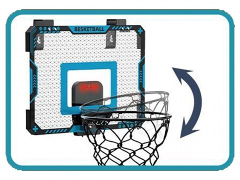 Tablica do koszykówki z piłką i pompką