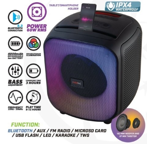 Głośnik Bluetooth FM/USB PowerCUBE 500