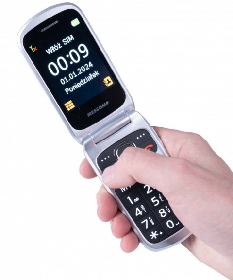 Telefon komórkowy z klapką dla seniorów MT-184 BRUNO 4G