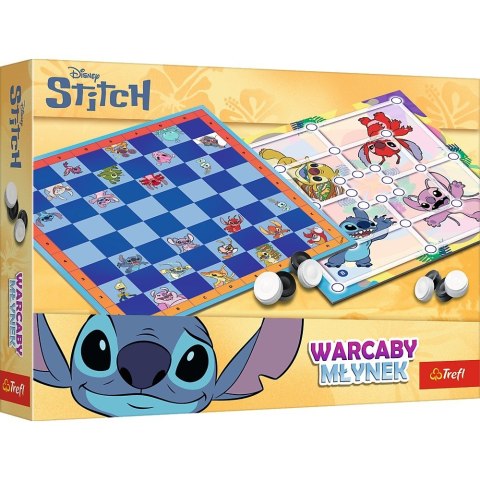 Gra Warcaby i Młynek Lilo i Stitch