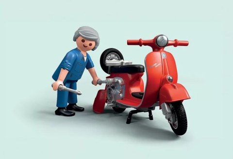 Zestaw figurek Vespa 71620 Garaż Vespy z lat 60-tych