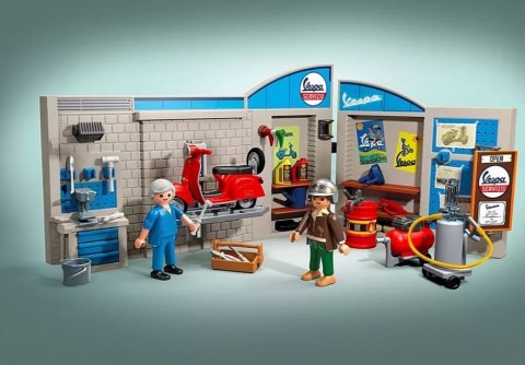 Zestaw figurek Vespa 71620 Garaż Vespy z lat 60-tych