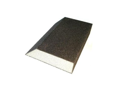 GĄBKA SZLIFIERSKA 125x90x65x25mm P 60 CZTEROSTRONNA SKOŚNA