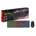 Genius GX GAMING Scorpion KM-GX6 Zestaw klawiatur przewodowa (USB) CZ/SK, czarna do gry