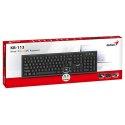 Genius KB-113 COPILOT klawiatura przewodowa (USB) CZ/SK, czarna