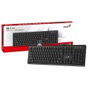 Genius KB-113 COPILOT klawiatura przewodowa (USB) CZ/SK, czarna