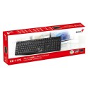 Genius KB-117S COPILOT klawiatura przewodowa (USB) CZ/SK, czarna