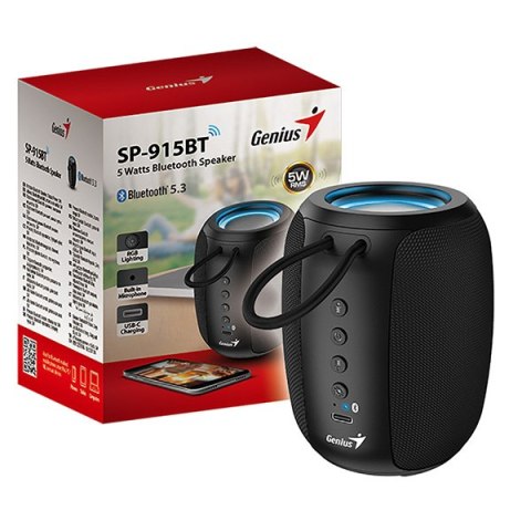 Genius głośnik SP-915BT, 1.0, 5W, czarny, COPILOT