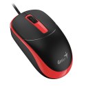 Genius DX-123 Mysz przewodowa, czarno-czerwona, 1200DPI