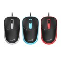 Genius DX-123 Mysz przewodowa, czarno-czerwona, 1200DPI