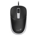 Genius DX-123 Mysz przewodowa, czarno-szara, 1200DPI, USB-C