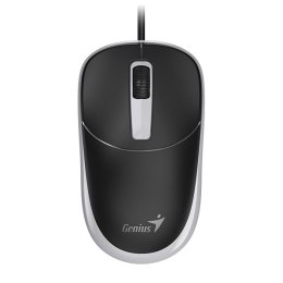 Genius DX-123 Mysz przewodowa, czarno-szara, 1200DPI