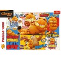 Puzzle 1000 elementów Garfield przygody