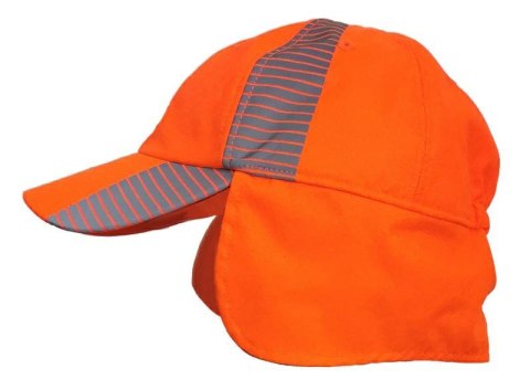 BETA CZAPKA OSTRZEGAWCZA Z OSŁONĄ KARKU POMARAŃCZOWA