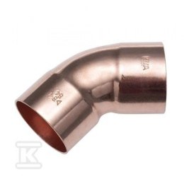 KOLANO 45o DWUKIELICHOWE 5/8 ACR