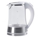 Szklany czajnik elektryczny VK-4017 W, 2200W, biała, Orava