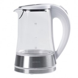 Szklany czajnik elektryczny VK-4017 W, 2200W, biała, Orava