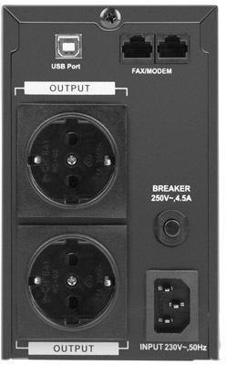 UPS ZASILACZ AWARYJNY Armac 850VA 510W LINE-INTERACTIVE SCHUKO