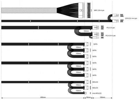 Zasilacz ATX AK-U4-400 400W 80+ Bronze