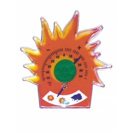 TERMOMETR ZAOKIENNY BIMETALICZNY SŁONECZKO