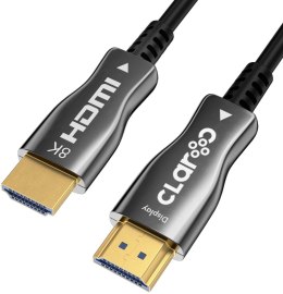 Kabel HDMI Claroc optyczny HDMI 2.1 AOC 8K 120Hz 15m