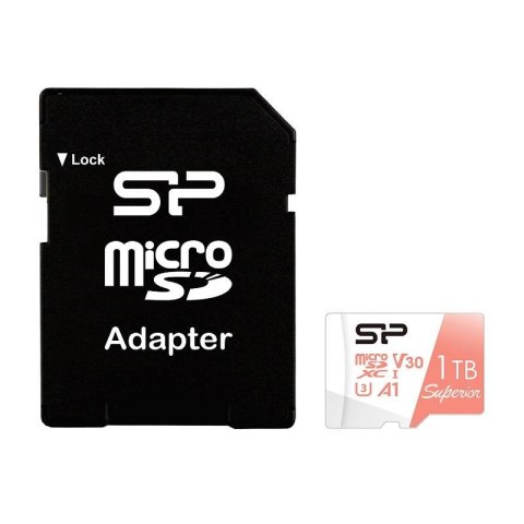 Karta pamięci Silicon Power microSDXC Superior 1TB V30 UHS-1 U3 A1 + ADAPTER