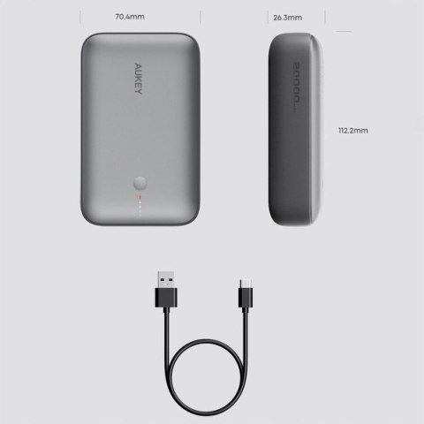 PB-Y57 Mini Power Bank 20000mAh 22.5W 2xUSB PD 3.0 QC 3.0 LED