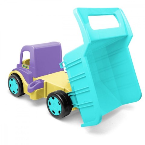 Pojazd Wywrotka fioletowo-turkusowa