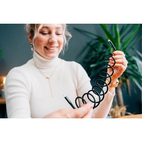 Verbatim USB kabel USB C (M) - USB C (M), 60W, 1.2m, magnetyczny, czarny, box, 31859