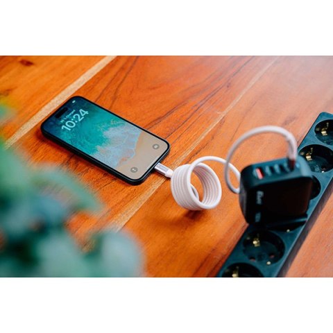 Verbatim USB kabel USB C (M) - USB C (M), 60W, 1.2m, magnetyczny, różowy, box, 31853