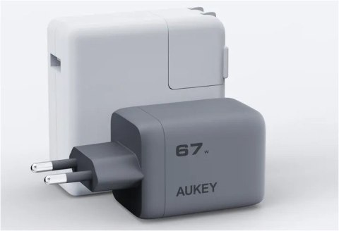 PA-C3 ładowarka sieciowa 3xUSB (2xUSB-C + 1xUSB-A) 67W 5A QC5.0 PD3.0 AFC PPS FCP SCP