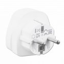 Verbatim, Adapter podróżny World-to-Europe WTEU-02 biały