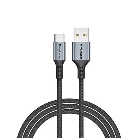 Verbatim USB kabel USB A M - USB C (M), 18W, 1.2m, czarny, box, 31843