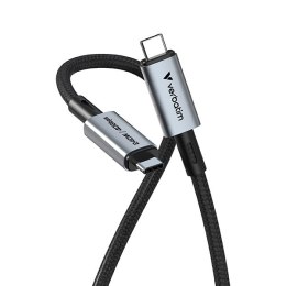 Verbatim USB kabel USB C (M) - USB C (M), 240W, 1.2m, czarny, box, 31847