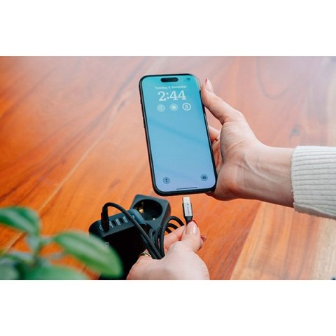 Verbatim USB kabel USB C (M) - USB C (M), 60W, 1.2m, czarny, box, 31845