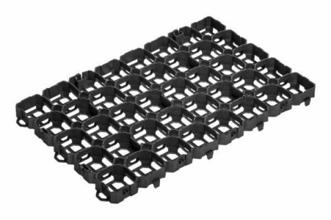 KRATKA GEOKRATA PARKINGOWA OGRODOWA 60cm x 40cm SG6B CZARNA 40mm