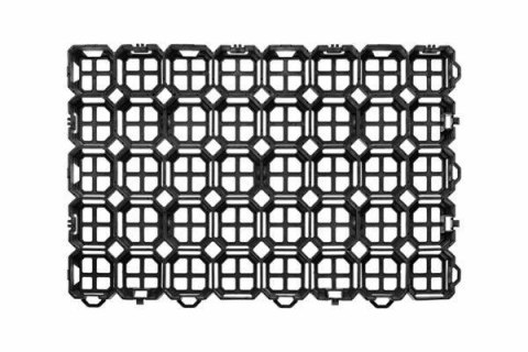 KRATKA GEOKRATA PARKINGOWA OGRODOWA 60cm x 40cm SG6B CZARNA 40mm