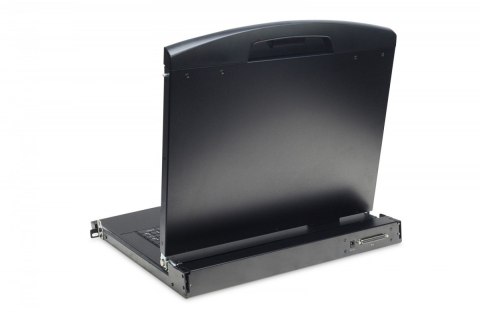 Konsola 17 LCD z touchpad KVM 8 portów 1U komplet kabli (8xDS-19231) klawiatura US