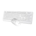 A4Tech FG1012 Zestaw klawiatur bezprzewodowa CZ, biała z myszą optyczną bezprzewodową, AA, klasyczna, 2.4 [Ghz]