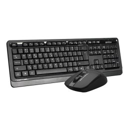 A4Tech FG1012 Zestaw klawiatur bezprzewodowa CZ, czarna z myszą optyczną bezprzewodową, AA, klasyczna, 2.4 [Ghz]