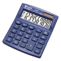Eleven Kalkulator SDC810NRNVE, ciemnoniebieska, biurkowy, 10 miejsc, podwójne zasilanie