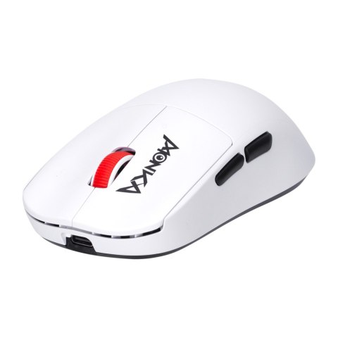 Marvo MONKA PRIME Mysz biała, 26000DPI, Tri-Mode