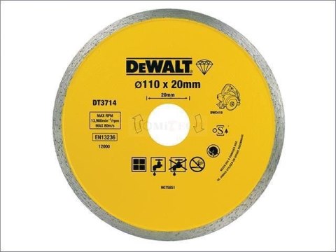 DEWALT TARCZA DIAM.110mmx20mm DT3714