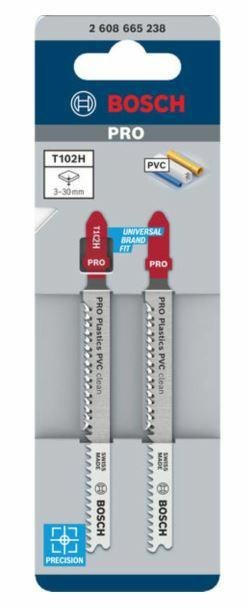 BOSCH BRZESZCZOT T PRO PLASTICS PVC CLEAN T102H 100 mm /2szt.