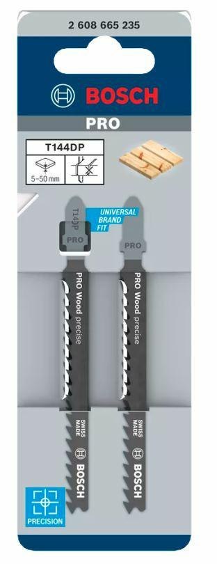 BOSCH BRZESZCZOT T PRO WOOD PRECISE T144DP 100 mm /2szt.